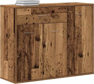 Productafbeelding van Dressoir 88x30x70 cm spaanplaat oud hout