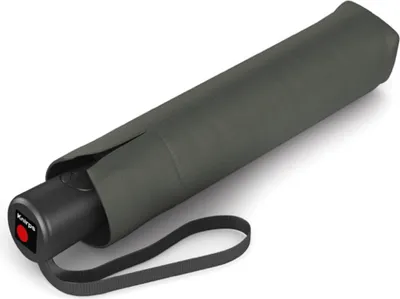 Produktbild von Knirps Taschenregenschirm Regenschirm A.200 Medium Duomatic Grey grau