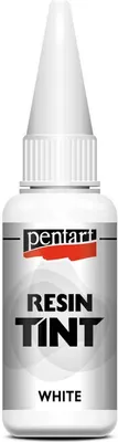 Produktbild von PENTART - Harz-Tönung - Resin Tint - matt weiß/weiß matt 20ml