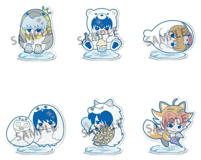 Produktbild von Megahouse Gintama Prinz Hata Und Eistiere Acrylfigur-aufsteller 6 Cm One Size