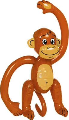 Produktbild von Amscan Affe aufblasbar Party Deko 59cm