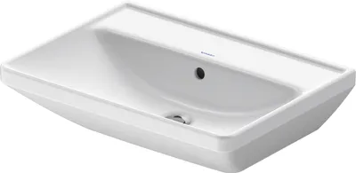 Immagine prodotto di Duravit D-Neo lavabo, 600x440mm, sans trou pour robinet, avec trop-plein, blanc brillant, 2366600060, 2366600060