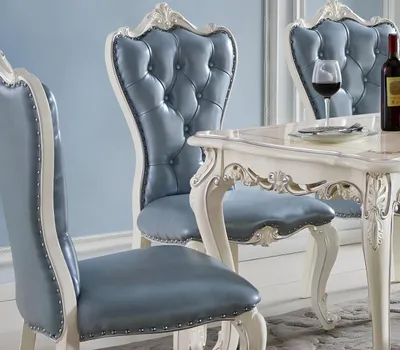 Produktbild von Garnitur Esszimmer Stuhl Set 6X Stühle Gruppe Sessel Luxus Möbel Sitzgarnitur