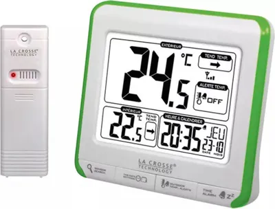 Produktbild von Weiße/grüne wetterstation La crosse technology WS6811W-GREEN