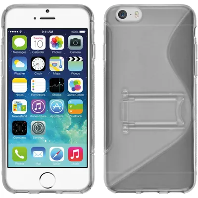 Produktbild von PhoneNatic Case kompatibel mit Apple iPhone 6s / 6 - grau Silikon Hülle