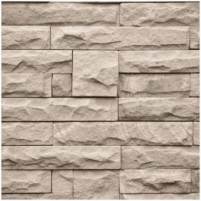 Produktbild von Wallario Premium Glasbild, freischwebende Optik, kräftige Farben, Größe 30 x 30 cm Motiv Steinwand grau-braun