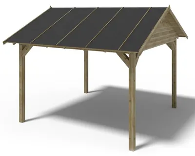Image de Pergola de jardin 4.04x4.17m - traité - ALT36 - ALTANKA