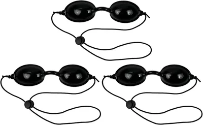 Produktbild von Solariumbrille 3 Paar, UV-Schutz, für Sonnenbad