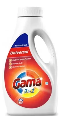Produktbild von Gama liquid Universal 20sc 1l wasmiddel