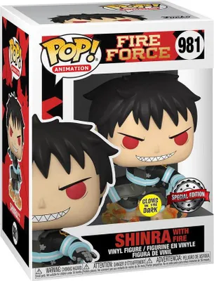Produktbild von Fire Force - Shinra with Fire 981 Special Edition Glows - Funko Pop! - Vinyl Figur