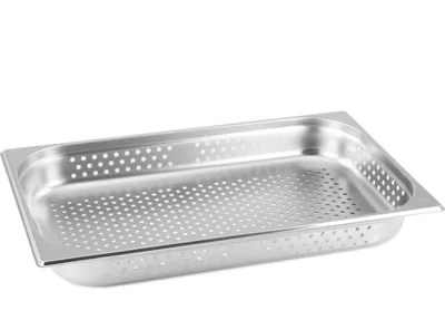 Produktbild von GN Behälter Gastronorm 1/1 65 mm gelocht/perforiert aus Edelstahl GVK ECO
