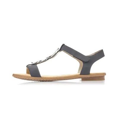 Productafbeelding van Rieker 64265 damessandalen, sandalen, maat: 36 EU, kleur: blauw