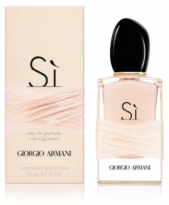 Produktbild von Giorgio Armani Si Rose Signature 50ml, Frauen, 50 ml, Rose, Schwarze Johannisbeere, Moschus, 53 mm