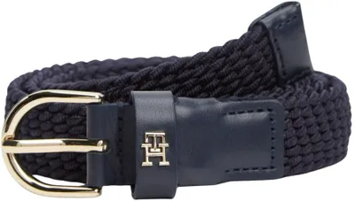 Productafbeelding van Tommy Hilfiger damesriem, Essential Effortless, 2,5 cm, elastische leren riem, blauw