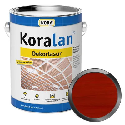 Produktbild von KORA Koralan Dekorlasur 2.5 Liter Schwedenrot