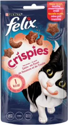 Produktbild von Crispies Lachs&Saibling 48g Felix