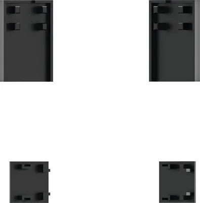 Produktbild von Abdeckkappen schwarz für Romallo und Ballino