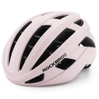 Immagine prodotto di ROCKBROS Casco da bici PC+EPS Ammortizzazione Casco da bici donna uomo 58-62cm Rosa-opaco L