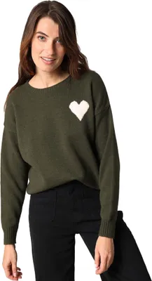 Productafbeelding van Deeluxe Adonis Pullover, groene kleur, maat M, voor dames