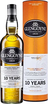 Produktbild von Glengoyne 10 Jahre Highland Single Malt Scotch Whisky in Geschenkpackung | 40 % vol | 0,7 l
