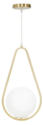 Immagine prodotto di Mauro Ferretti plafoniera Glamy Ablegen E14 24x20x46 cm bianco oro