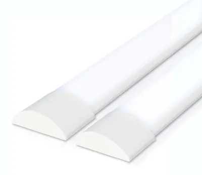 Image de HOFTRONIC - Lot de 2 réglettes LED 40W 120 cm 6500K IP20 Blanc froid