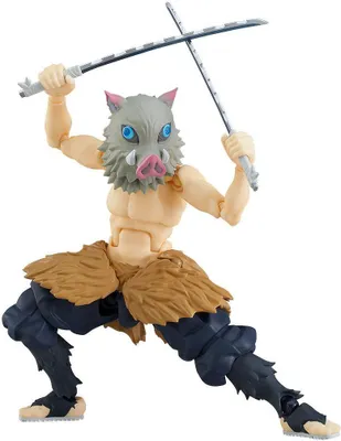 Produktbild von Max Factory Demon Slayer: Kimetsu no Yaiba Figma Actionfigur Inosuke Hashibira 14 cm MAFC06771