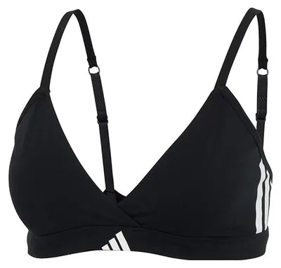 Productafbeelding van adidas dames triangelbh met omslagdetail - Sport Active Essentials, 3 strepen