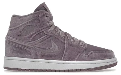 Image de Air Jordan 1 Mid SE, édition spéciale, couleur violet velours (pour femmes) - Taille EU 37,5
