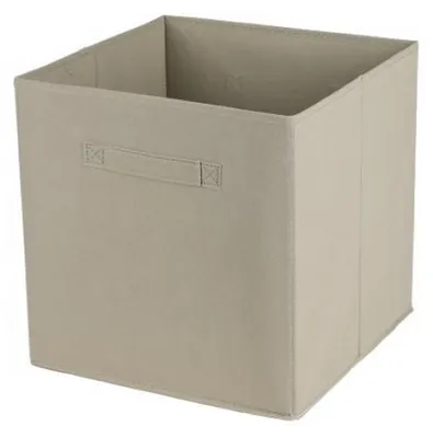 Produktbild von Aufbewahrungsbox Textil, beige 31x31x31cm