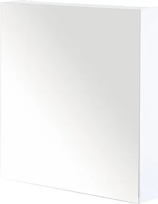Obrázek produktu pro Zrcadlová skříňka bez osvětlení Sanox 60 x 13 x 65 cm bílá vysoce lesklá s 1 dvířky oboustranně zrcadlové