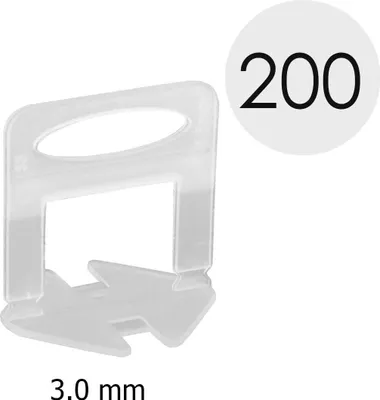 Produktbild von Nivelliersystem: Zuglaschen 200 Stk. 3,0 mm