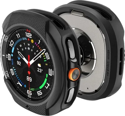 Obrázek produktu pro Spigen Liquid Air, Pouzdro, Chytré hodinky, Černá, Samsung, Watch 8 Classic (46mm), Termoplastický polyuretan (TPU)