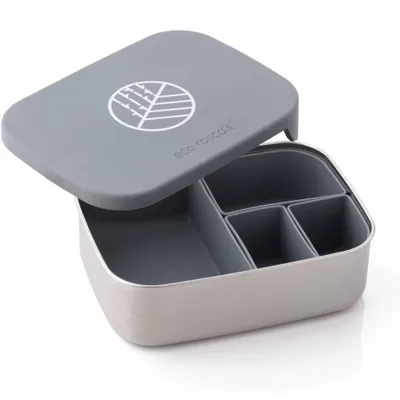 Zdjęcie produktu dla ECORASCALS Klasyczny Lunch Box Bento szary