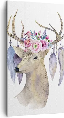 Produktbild von Bild auf Leinwand - Leinwandbild - Lieber Kopf hipster illustration - 45x80cm - Wand Bild - Wanddeko - Leinwanddruck - Bilder - Kunstdruck - Wanddekoration - Leinwand bilder - Wandkunst - PA45x80-3113