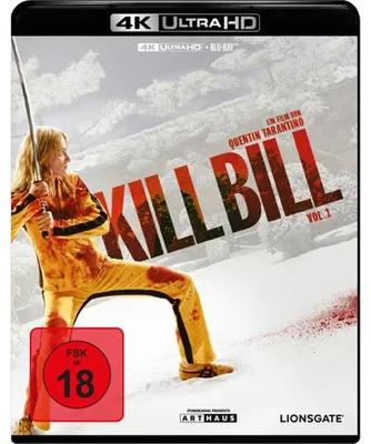 Produktbild von PLAION Kill Bill - Volume 1 (4K-UHD + Blu-ray), Film, Blu-ray, Deutsch, Englisch, 111 min, Kill Bill: Volume 1, Aktion