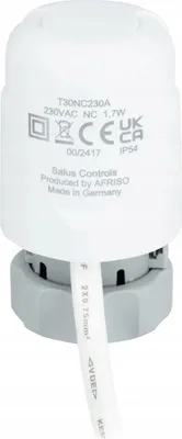 Image de SalusActionneur thermoélectrique NC - 230 V M30 x 1,5 mm - Contrôle précis - Économie d'énergie