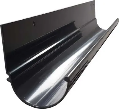 Produktbild von Renoplast Aluminium Dachrinnensystem R50, Halbrunde Dachrinnen 200 cm, Graphit