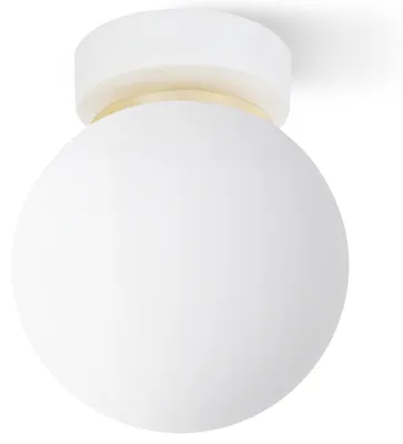 Produktbild von Deckenlampe ALTA Weiß Gold E14 1-flammig – Moderne Deckenleuchte mit weißem Lampenschirm