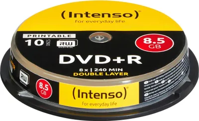 Produktbild von DVD+R DL 8.5GB, 8x, 10er Spindel DVD-Rohlinge
