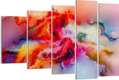 Produktbild von Bild auf Leinwand - Leinwandbild - Abstraktion modern - 150x100cm - Wand Bild - Wanddeko - Leinwanddruck - Bilder - Kunstdruck - Wanddekoration - Leinwand bilder - Wandkunst - EG150x100-4035