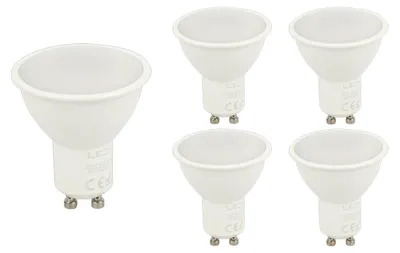 Produktbild von LED Line GU10 LED-Spot 7W 600lm 4000K neutralweiß 5 Stück