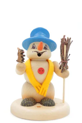 Produktbild von Kuhnert Erzgebirge - Schneemann Räuchermann,-figur,-männchen 13cm - Hase
