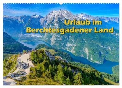 Produktbild von Urlaub im Berchtesgadener Land (Wandkalender 2027 DIN A2 quer), CALVENDO Monatskalender