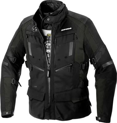 Immagine prodotto di Spidi 4 Season Evo H2Out giacca moto in tessuto, nero/verde, 3XL