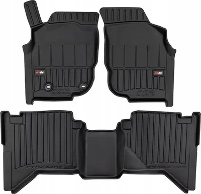 Obrázek produktu pro Rohože a gumové rohože Toyota Hilux 7 2005-2015 3D prohlubně