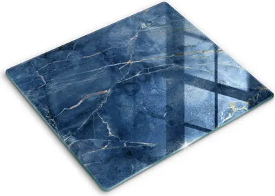 Produktbild von Glasschneideplatte - Herdabdeckplatte - 60x52 - Schneidebrett - Spritzschutz - Stein Textur Marmor
