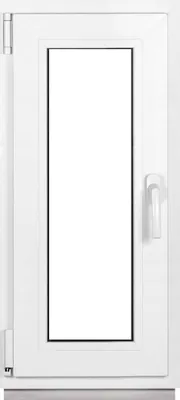 Obrázek produktu pro Framex sklepní okno PVC okno bílé šířka x výška 40 x 90 cm (400 x 900 mm) dvojité (32 mm) otočné/sklopné DIN levé - Premium - všechny velikosti