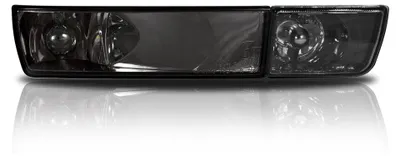 2x Klarglas Front-Blinker Nebelscheinwerfer Schwarz Smoke L + R für VW Golf 3 – Produktansicht