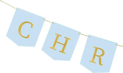 Produktbild von Banner „Heilige Taufe“, 2 m, hellblau